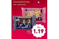 chocoladelettertjes
