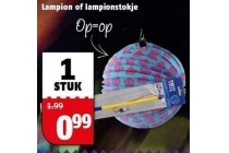 lampion of lampionstokje