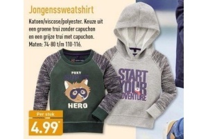 jongenssweatshirt