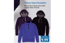 thermo fleece herenshirt