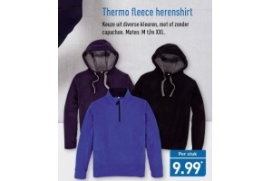 thermo fleece herenshirt