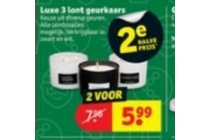 luxe 3 lont geurkaars