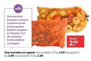 voerwortelen en appels