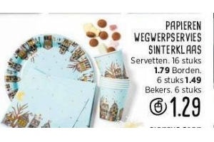 wegwerpservies papier