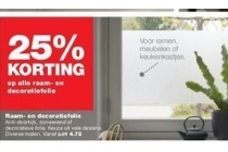 alle raam en decoratiefolie