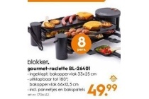 gourmet raclette bl 26401