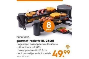 gourmet raclette bl 26401