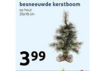 besneeuwde kerstboom