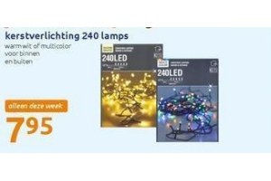kerstverlichting 240 lamps