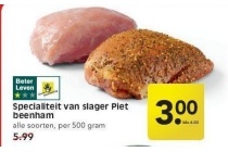 specialiteit van slager piet beenham