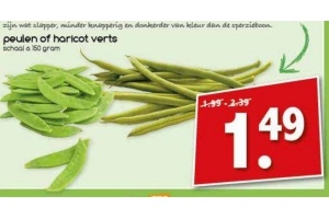 peulen of haricot verts