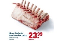 nieuw zeelands lams frenched racks