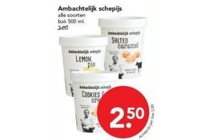 ambachtelijk schepijs