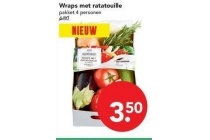 pakketje voor maaltijd