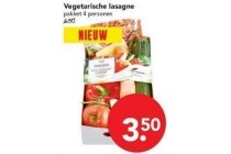 pakket voor vegetarische lasagna