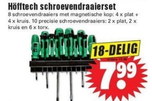hoefftech schroevendraaierset
