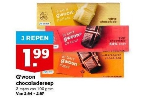 g woon chocoladereep