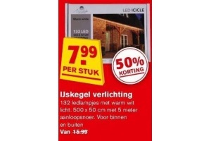 ijskegel verlichting nu voor eur7 99