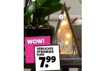 verlichte pyramide