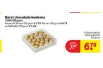 kerst chocolade bonbons