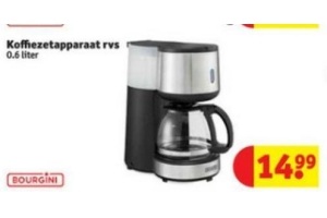 bourgini koffiezetapparaat rvs