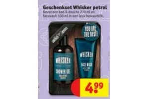 geschenkset whisker petrol