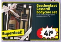 geschenkset cassardi bodycare set