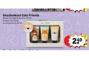 geschenkset cute friends