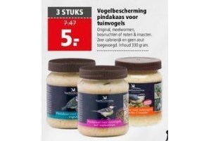 vogelbescherming pindakaas voor tuinvogels