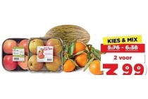 pink lady appels sweet sensation peren piel de sapo meloen of manderijnen met blad
