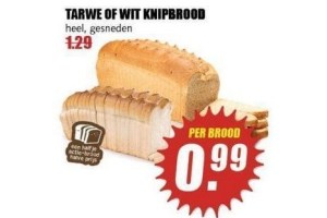 tarwe of wit knipbrood