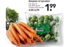 bospeen of spruiten