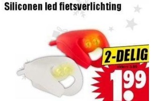 siliconen led fietsverlichting