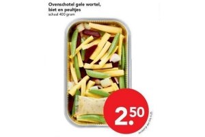 ovenschotel peultjes wortel en biet