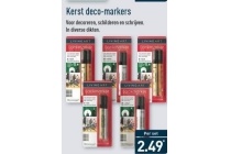 kerst deco markers