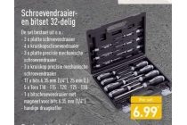 schroevendraaier en bitset 32 delig