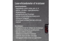 laserafstandsmeter of kruislijnlaser