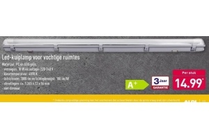 led kuiplamp voor vochtige ruimtes