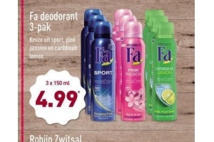 fa deodorant 3 pak