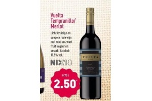 vuelta tempranillo merlot