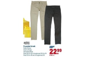 5 pocket broek