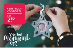 houten kerst ster