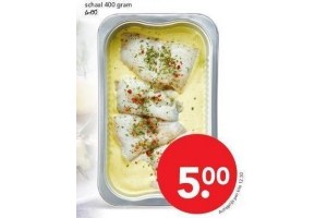 deen ovenschotel scholfilet in mosterdsaus