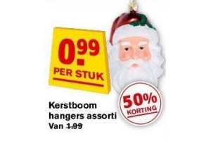 kerstboom hangers assorti