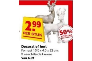 decoratief hert