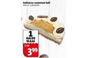 zwitserse roomvlaai half