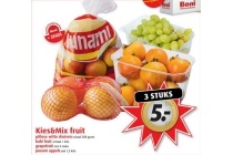 kies en mix fruit
