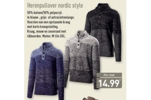herenpullover nordic style