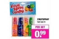 fruitspray candy