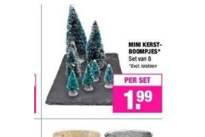 mini kerstboompjes